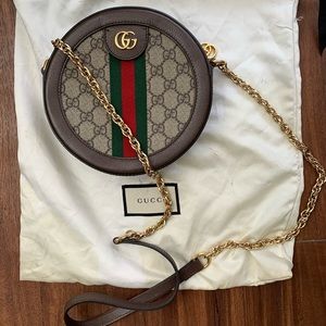 Ophidia mini GG round shoulder bag